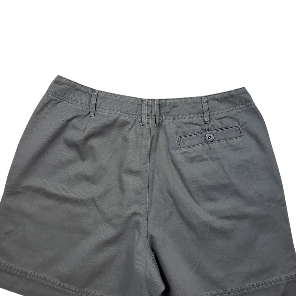 Vintage Liz Caliborne Lizwear Shorts Womens 8 Gray Chino Y2K Casual - Picture 9 of 10